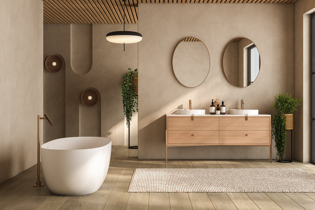 The Art of Bathroom Luxury: Why Solid Wood and Marble Define Timeless Design