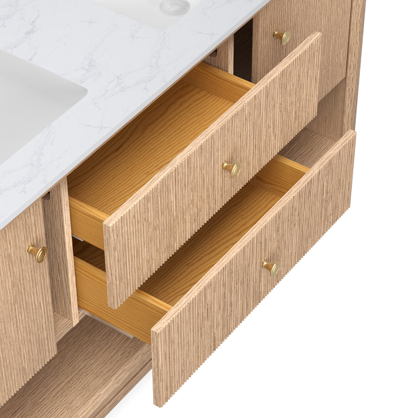 Pienza 60'' Double Bathroom Vanity